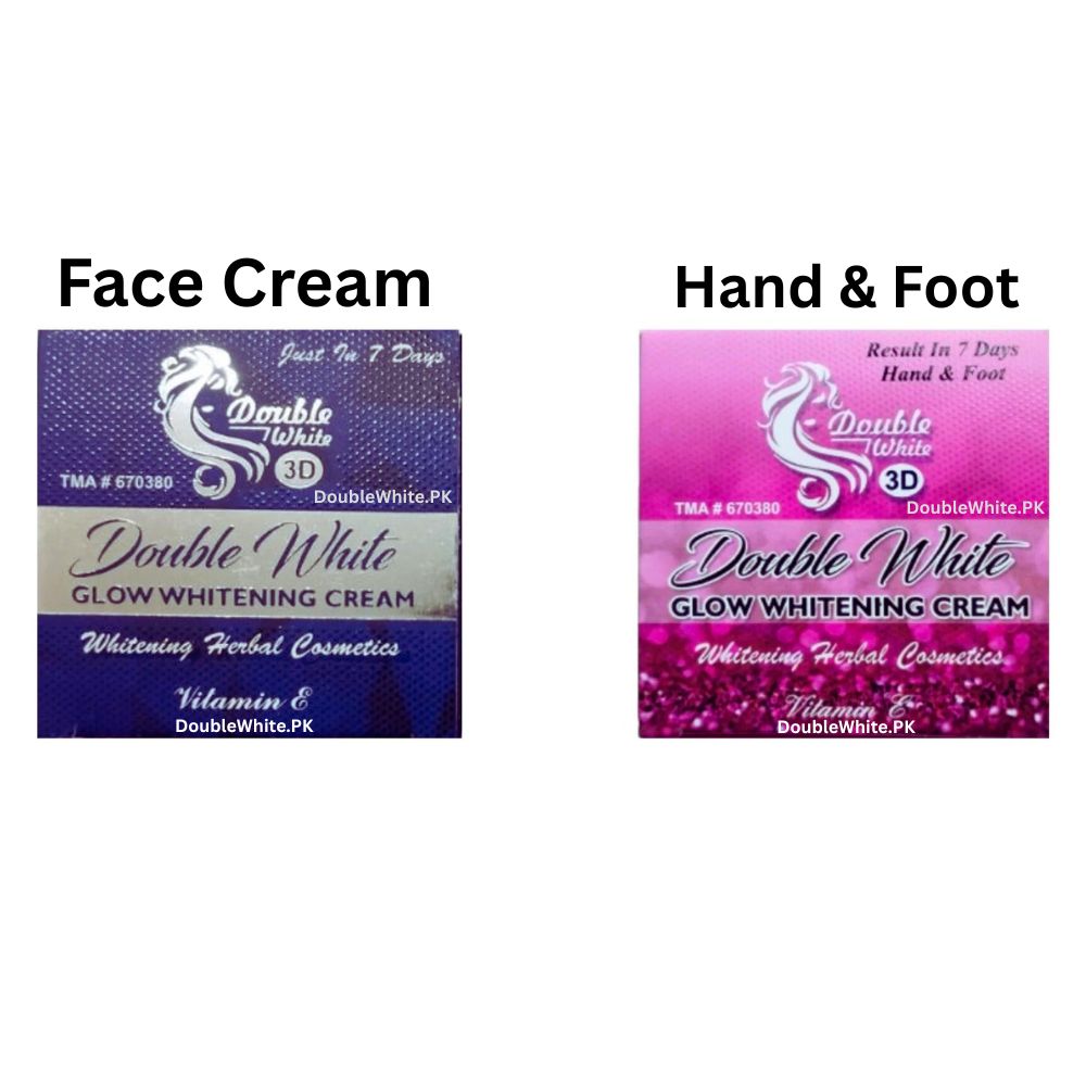 Buy Double White Face + Hands & Foot Whitening Cream in Pakistan