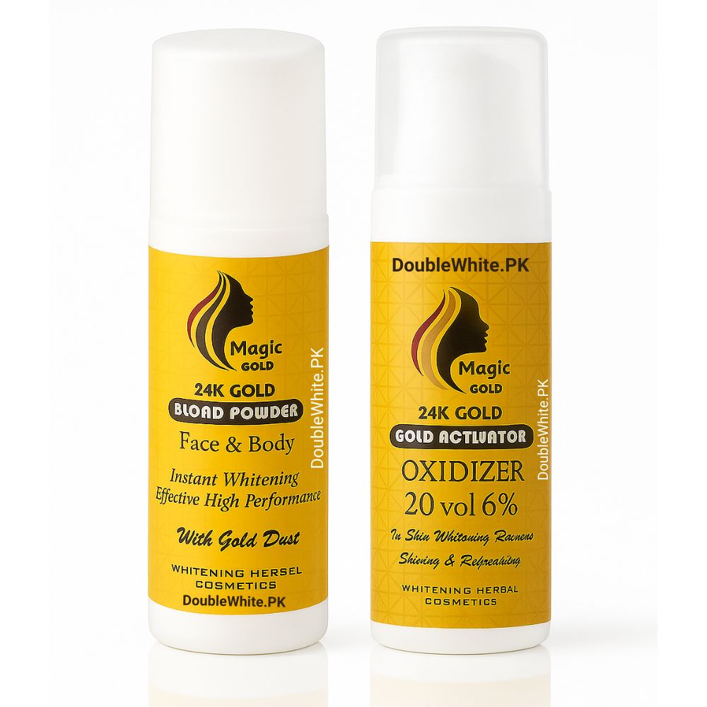 Double White Magic Gold Skin Polish 24K Whitening Glow