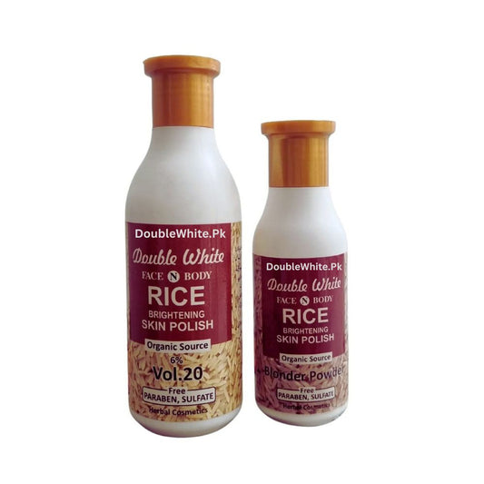 Double White Rice Brightening Skin Polish Kit
