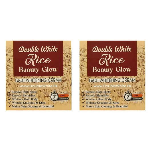 Buy Double White Rice Whitening Cream Pack of 2 At Wholesale in Pakistan