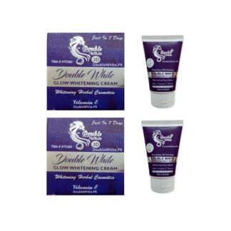 Double White Face Wash & Whitening Cream Pack of 4 value bundle at DoubleWhite.pk - Complete monthly skincare routine - WhatsApp 03051683135