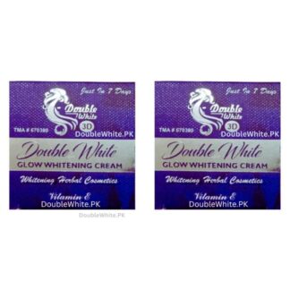 Double White Glow Whitening Cream Pack of 2 for radiant and clear skin available at DoubleWhite.pk - Save with this value duo - WhatsApp 03051683135