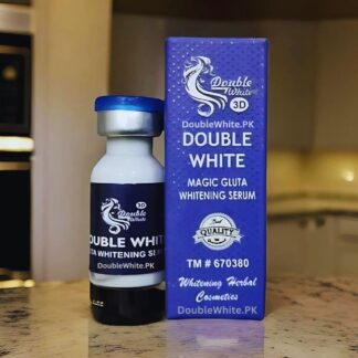 Original Double White Gluta Whitening Serum for clear skin at DoubleWhite.pk - Order via 03051683135