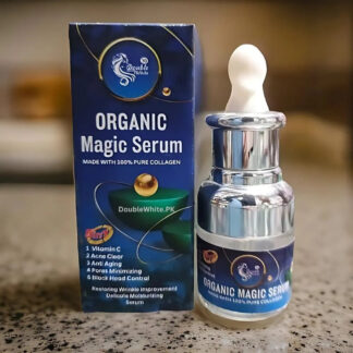 Double White Organic Magic Serum for glass skin and spot removal at DoubleWhite.pk - Call 03051683135